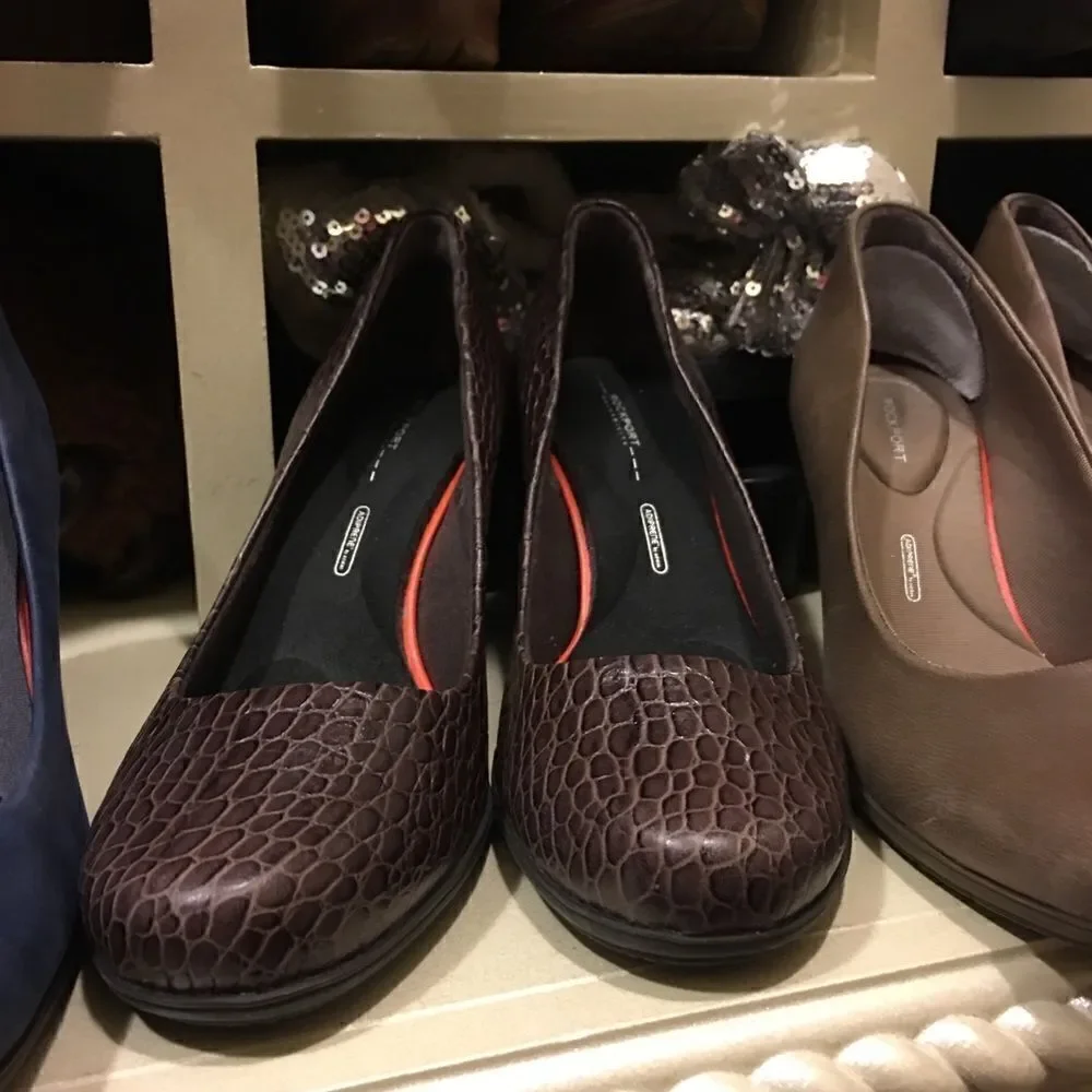 Rockport Crocodile Chocolate bb1
